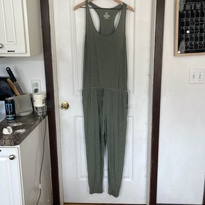 Green soft jumpsuit